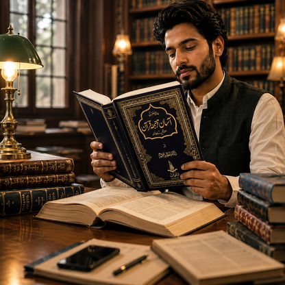 THE NOBAL QURAN BOOK (Medium Size)